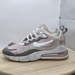 Womens Size 7 - Nike Air Max 270 React Running Pink White C13899-500